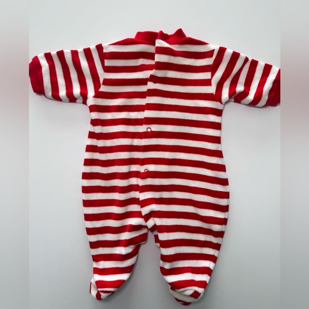 Little Me My First Christmas Red and White Baby Outfit Size 3M - Picture 6 of 6